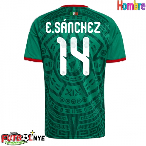 Camiseta México Erick Sanchez #14 Primera Equipación Mundial 2026 manga corta